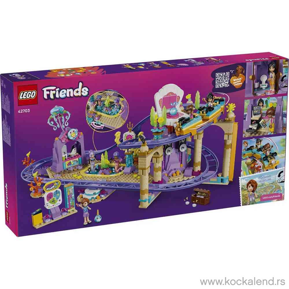 LEGO FRIENDS MERMAID ROLLER COASTER RIDE 