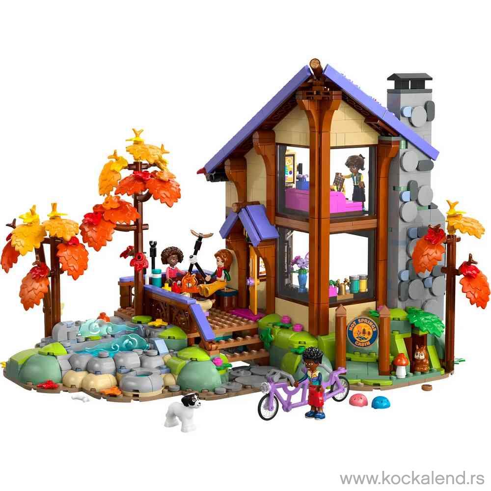 LEGO FRIENDS COZY FALL FOREST CABIN 