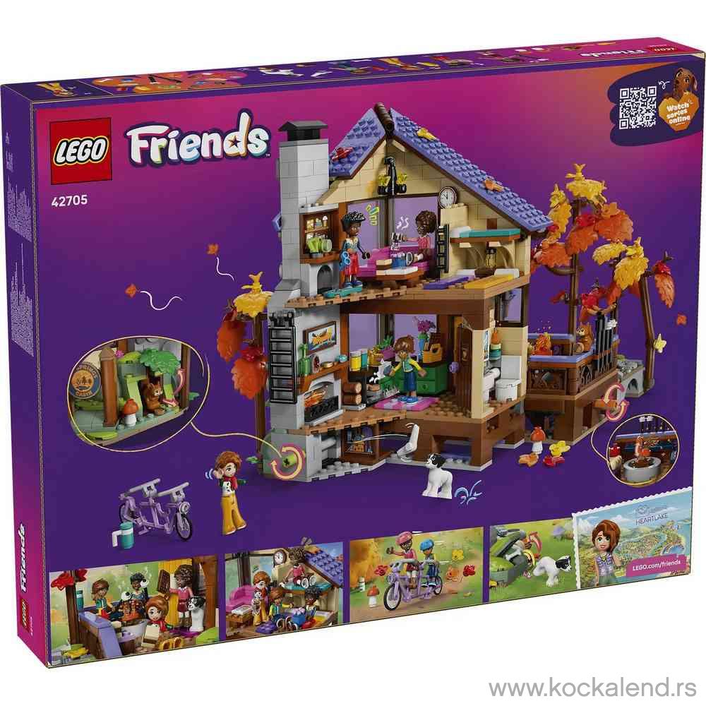 LEGO FRIENDS COZY FALL FOREST CABIN 