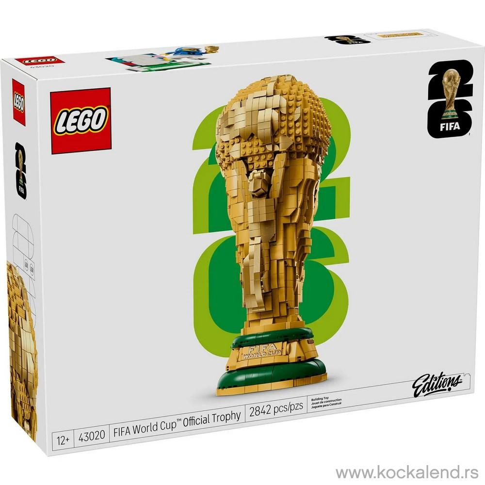 LEGO EDITIONS SPORTS FIFA WORLD CUP OFFICIAL TROPHY 