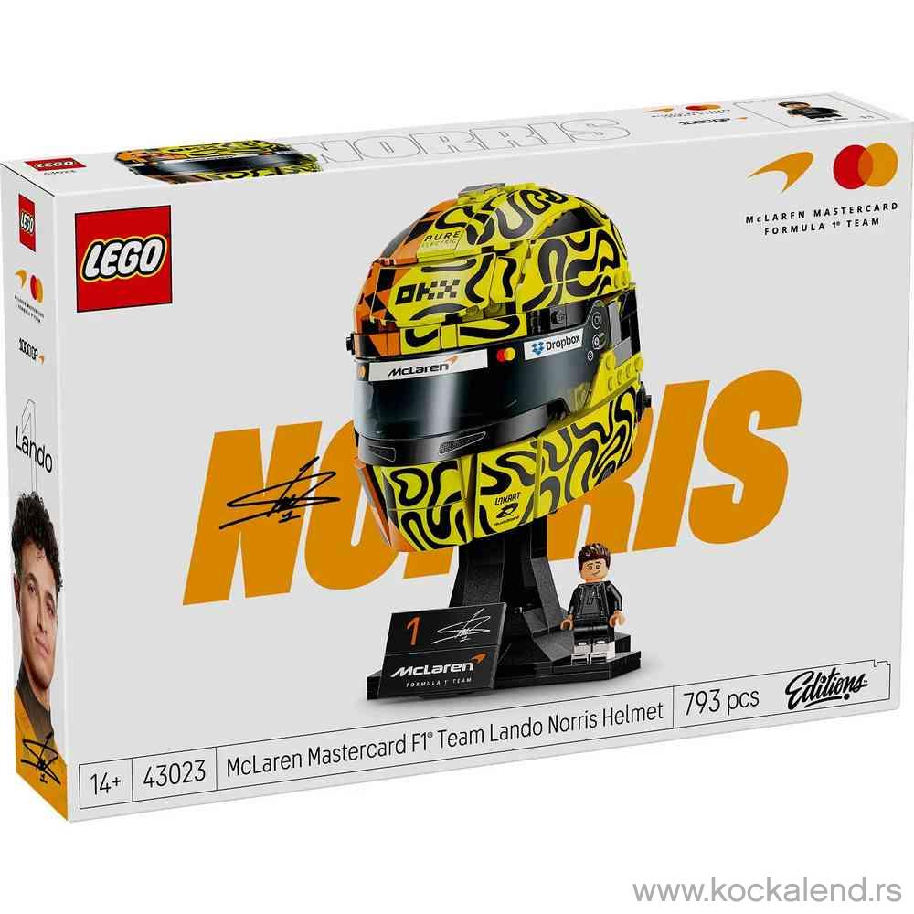 LEGO EDITIONS SPORT F1 LANDO NORRIS HELMET 