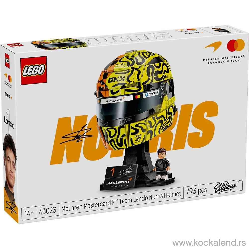 LEGO EDITIONS SPORT F1 LANDO NORRIS HELMET 