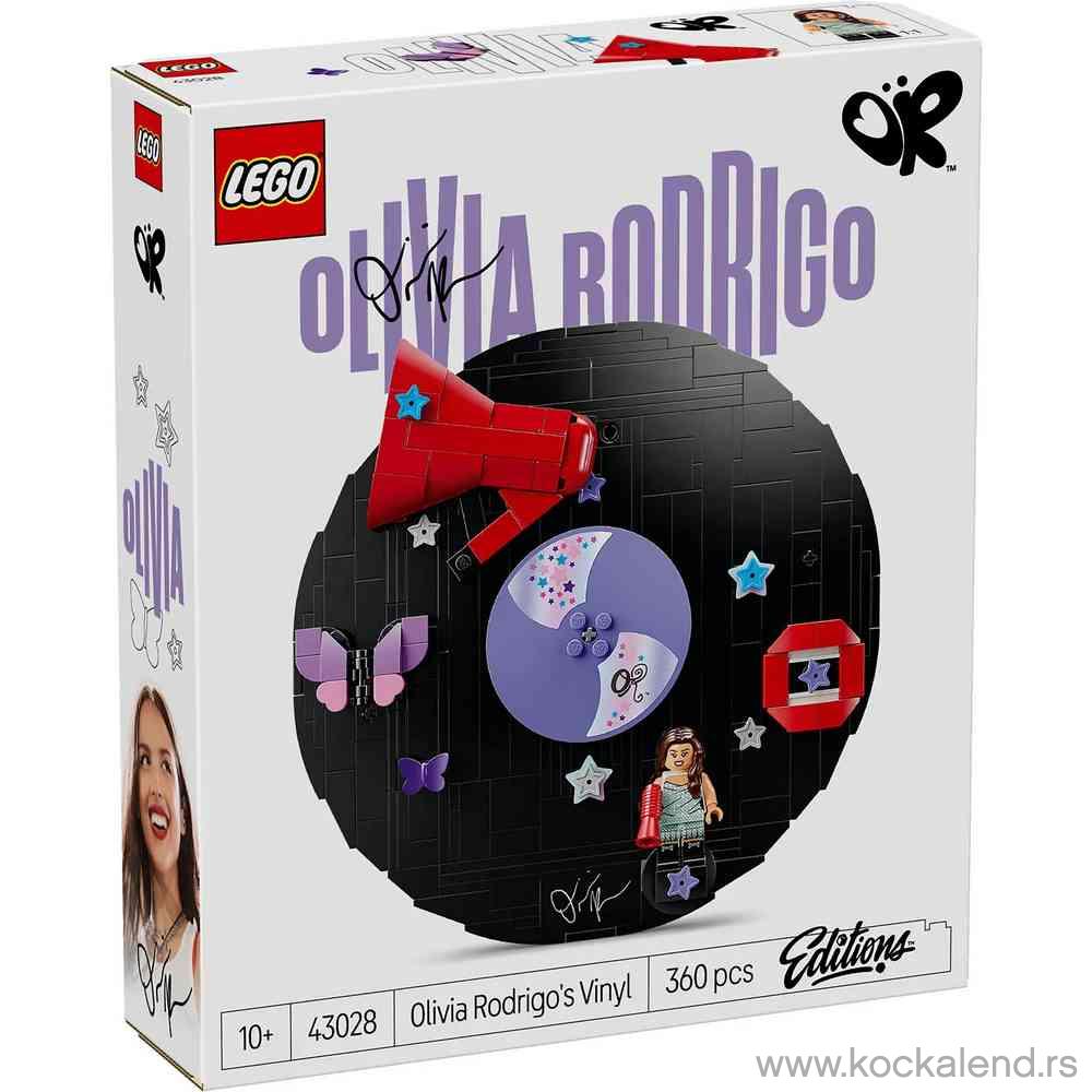 LEGO EDITIONS MUSIC OLIVIA RODRIGOS VINYL 