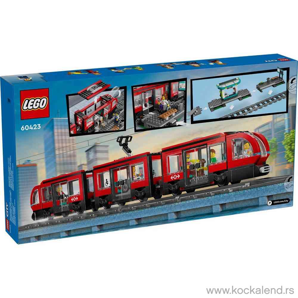 LEGO CITY DOWNTOWN STREETCAR AND STATION 