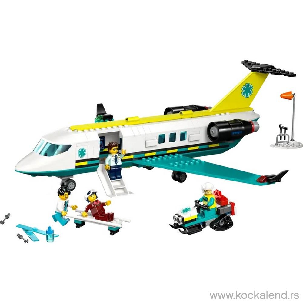 LEGO CITY EMERGENCY AIR AMBULANCE AIRPLANE 