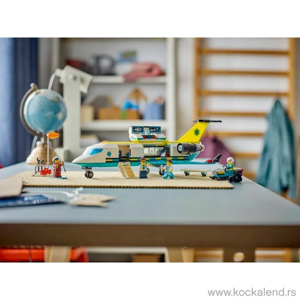 LEGO CITY EMERGENCY AIR AMBULANCE AIRPLANE 