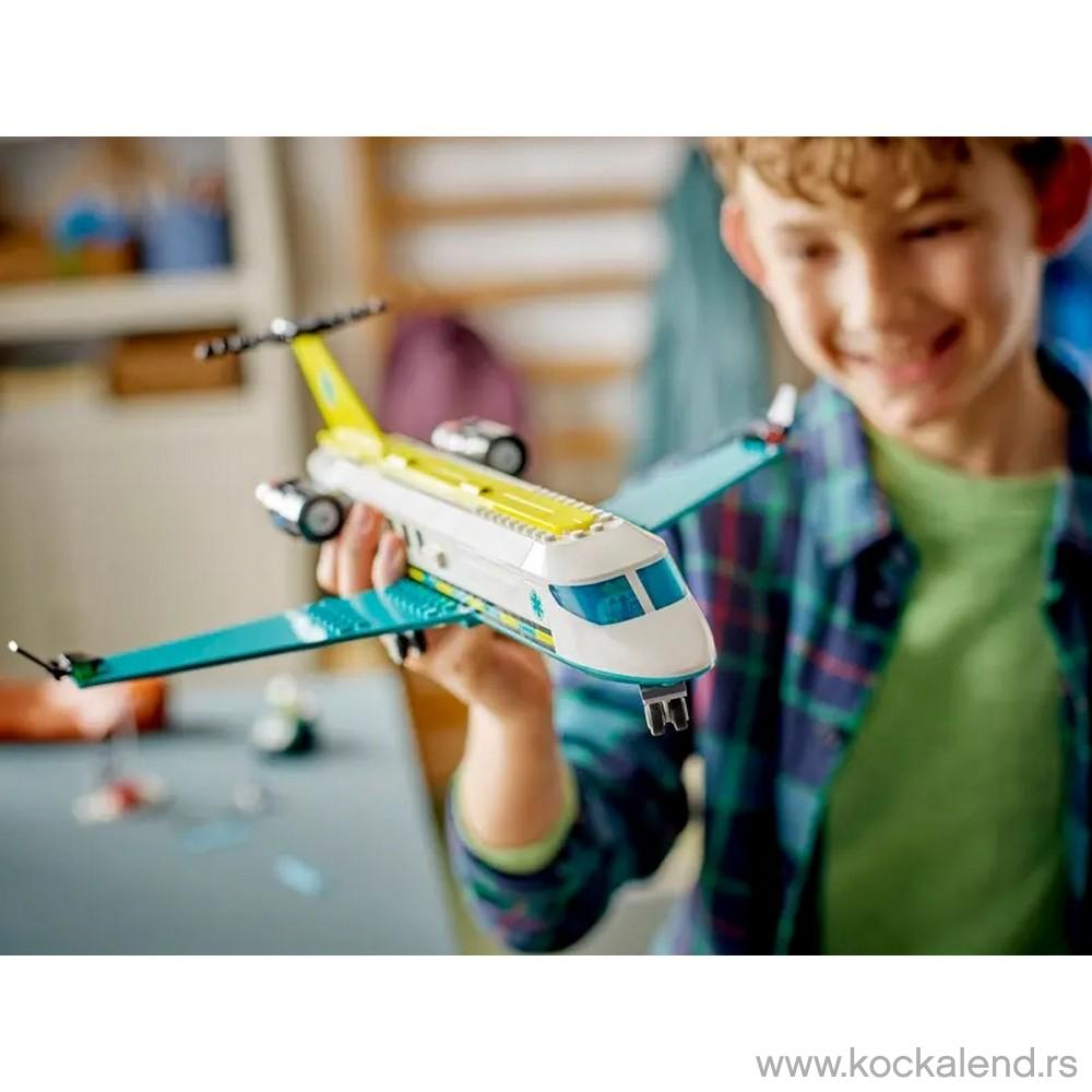 LEGO CITY EMERGENCY AIR AMBULANCE AIRPLANE 