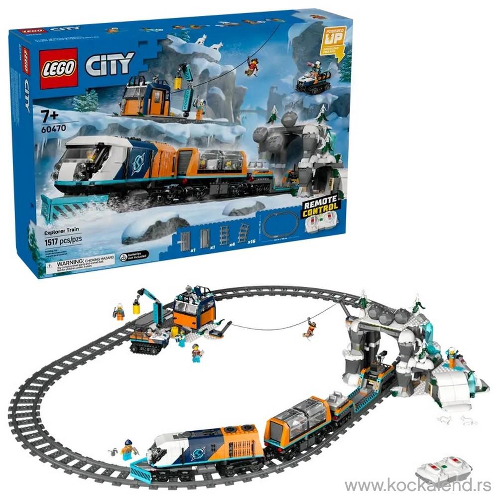 LEGO CITY EXPLORERS ARCTIC POLAR EXPRESS TRAIN 