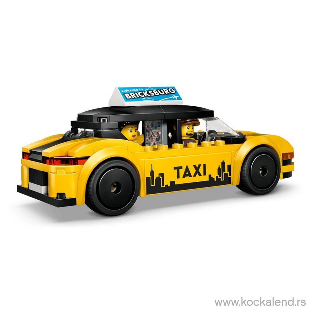 LEGO CITY YELLOW TAXI 