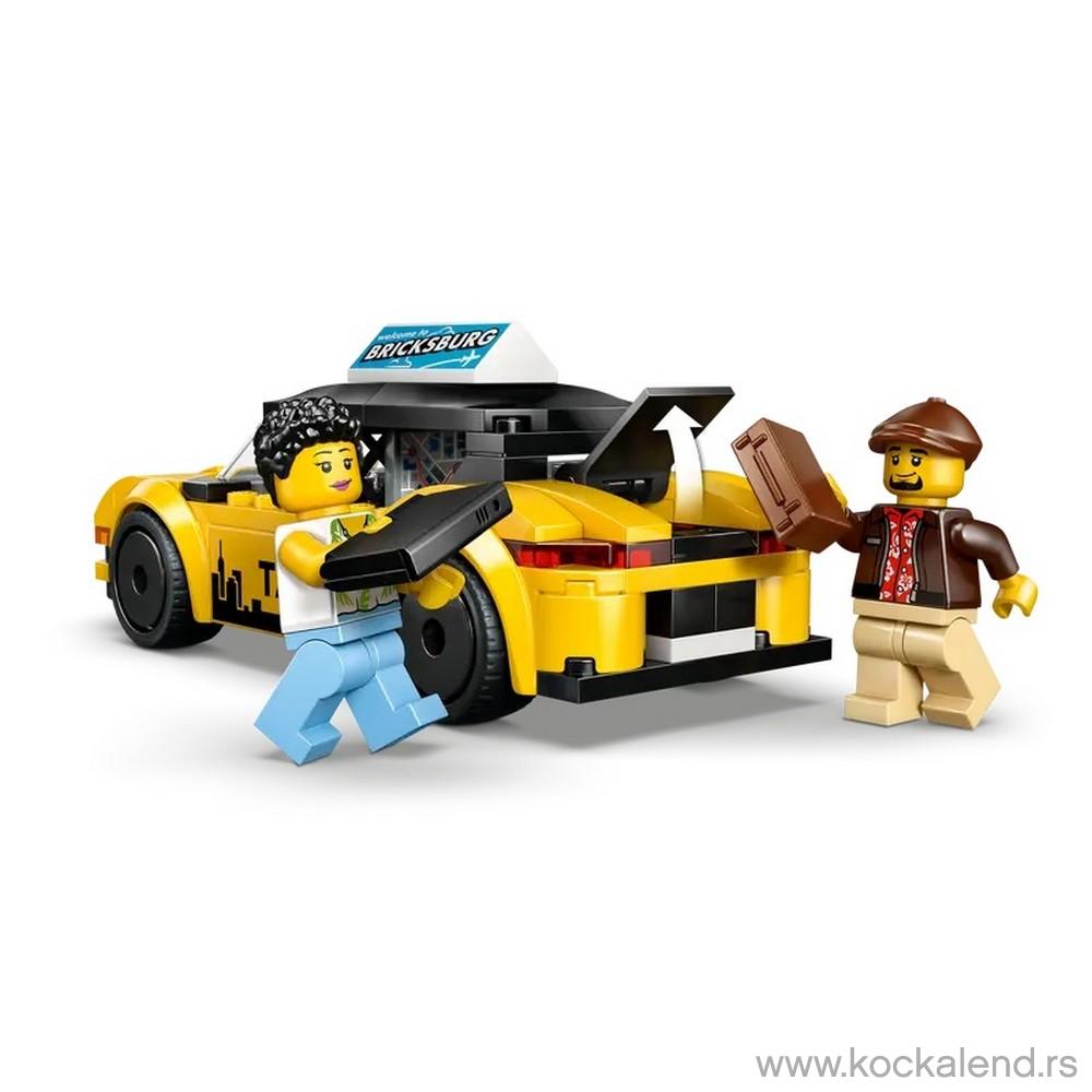 LEGO CITY YELLOW TAXI 