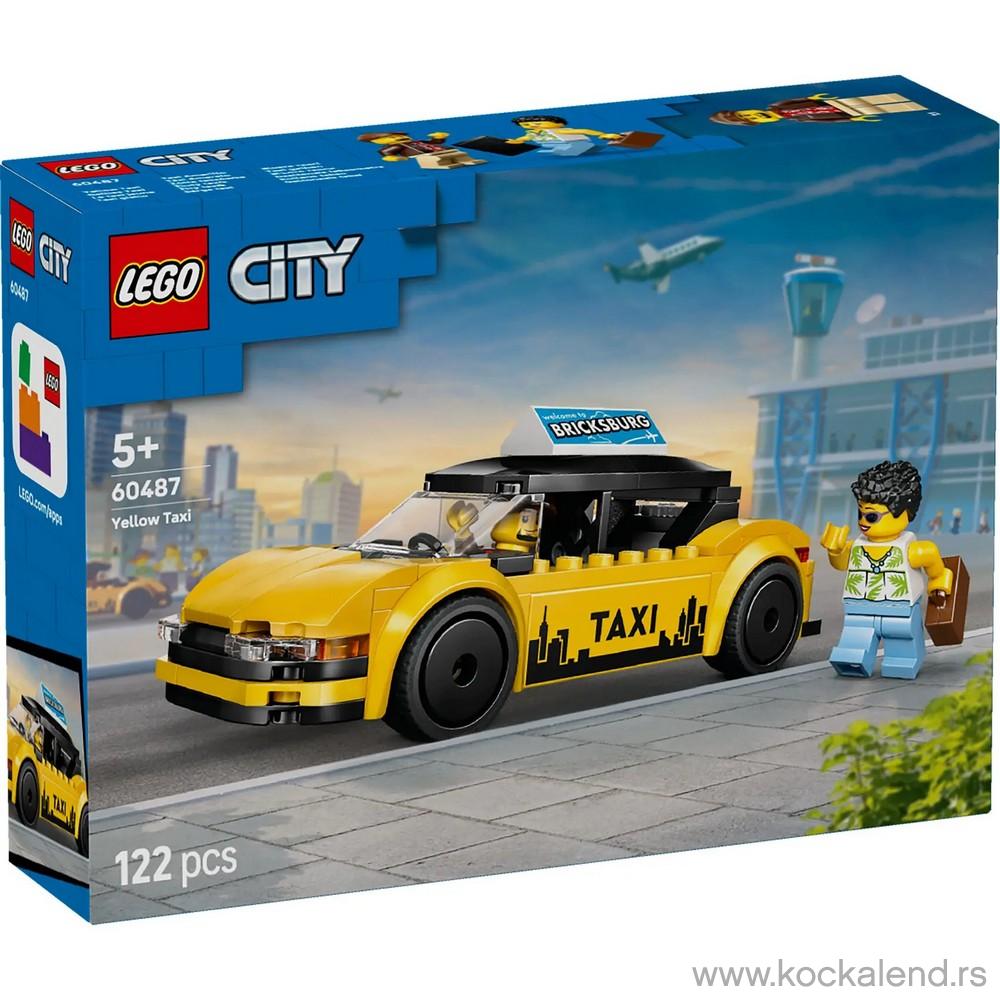 LEGO CITY YELLOW TAXI 