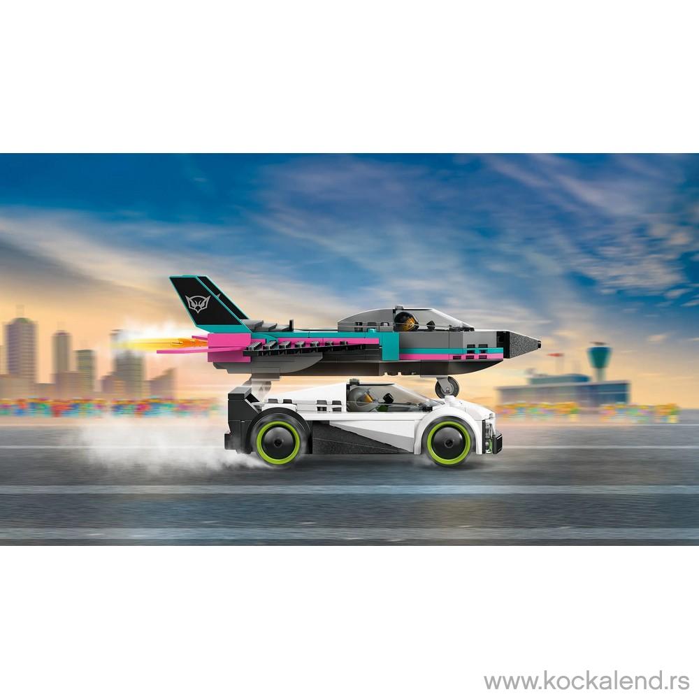 LEGO CITY JET VS CAR 