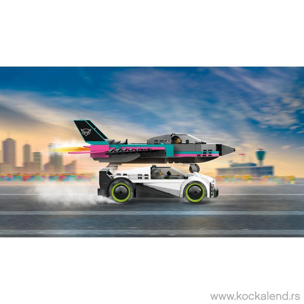 LEGO CITY JET VS CAR 