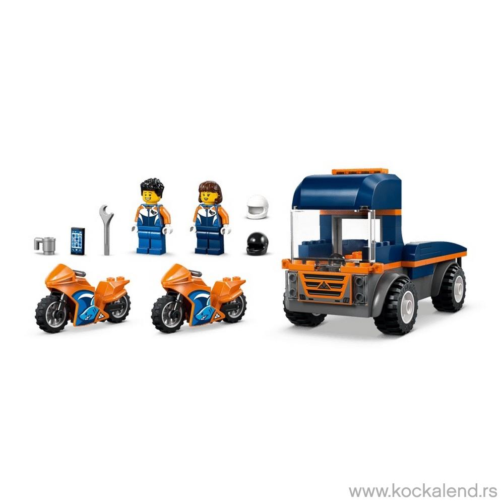 LEGO CITY MOTORCYCLE TRANSPORTER 