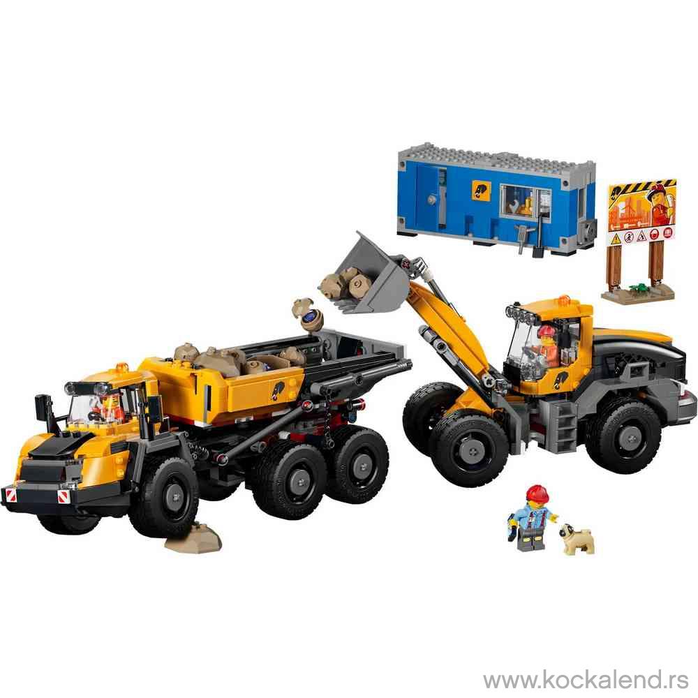 LEGO CITY DUMP TRUCK˙ AND˙ FRONT END LOADER 