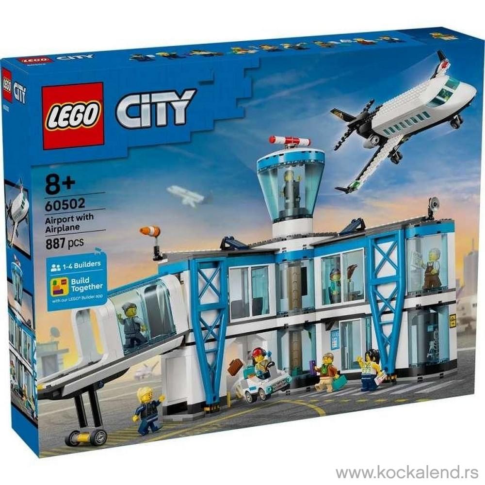 LEGO CITY AIRPORT WITH AIRPLANE 