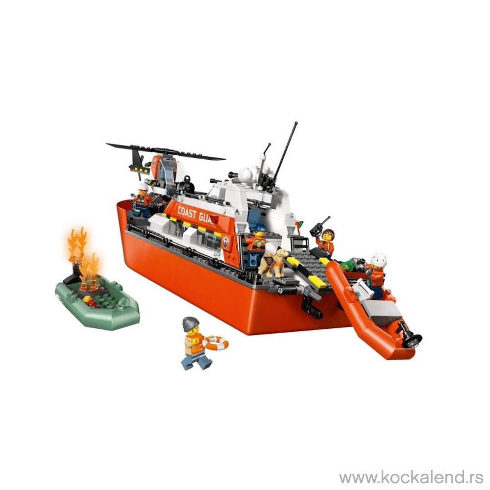 LEGO CITY COAST GUARD RESCUE BOAT  AND  HELICOPTER 