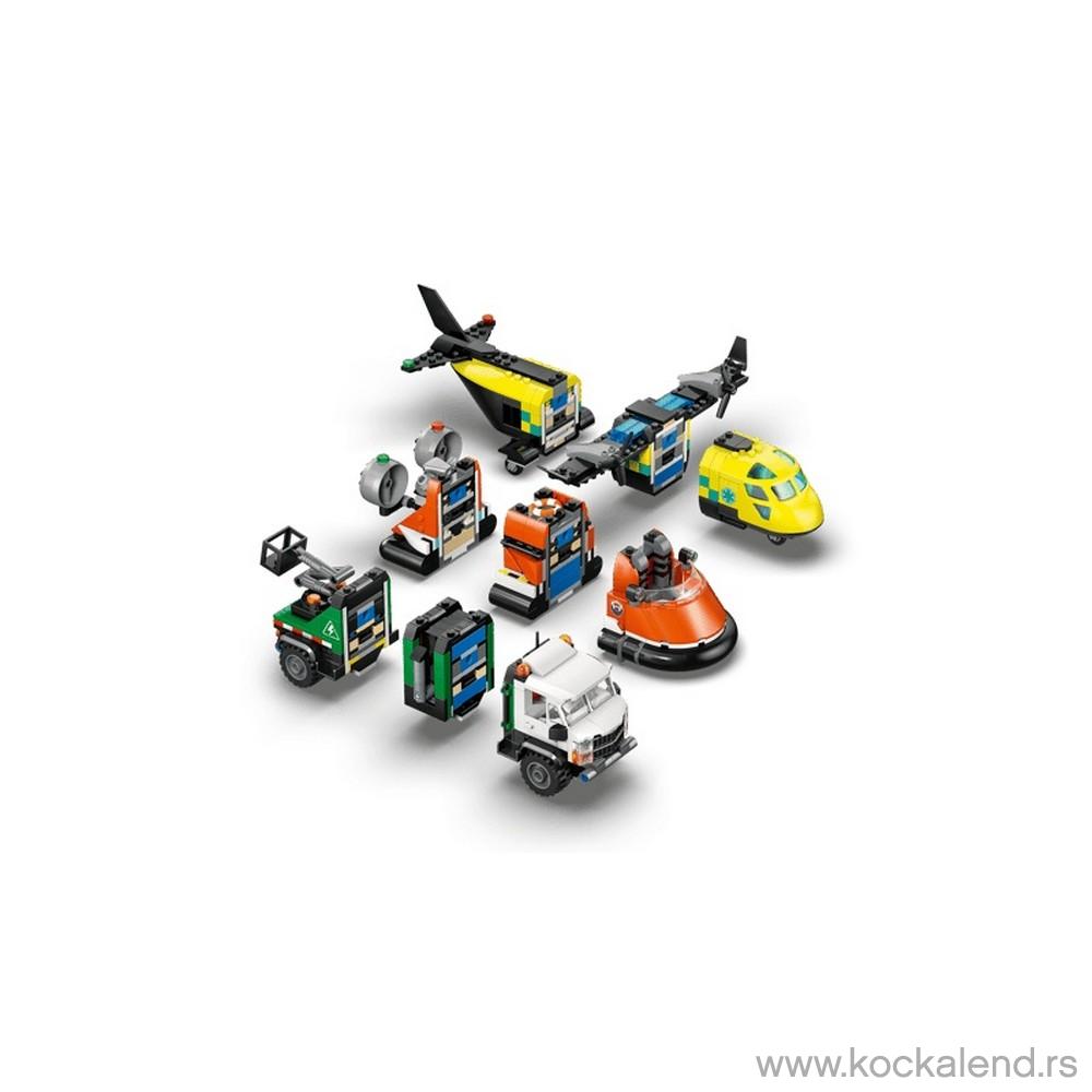 LEGO CITY AIRPLANE, SERVICE TRUCK  AND  HANGAR 