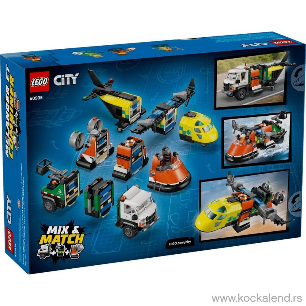 LEGO CITY AIRPLANE, SERVICE TRUCK  AND  HANGAR 
