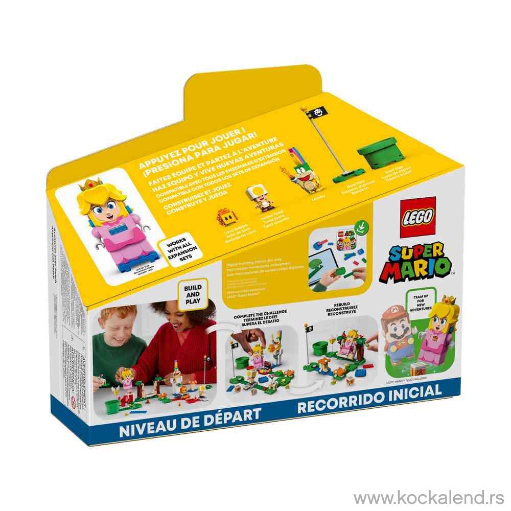 LEGO SUPER MARIO ADVENTURES WITH PEACH STARTER COURSE 