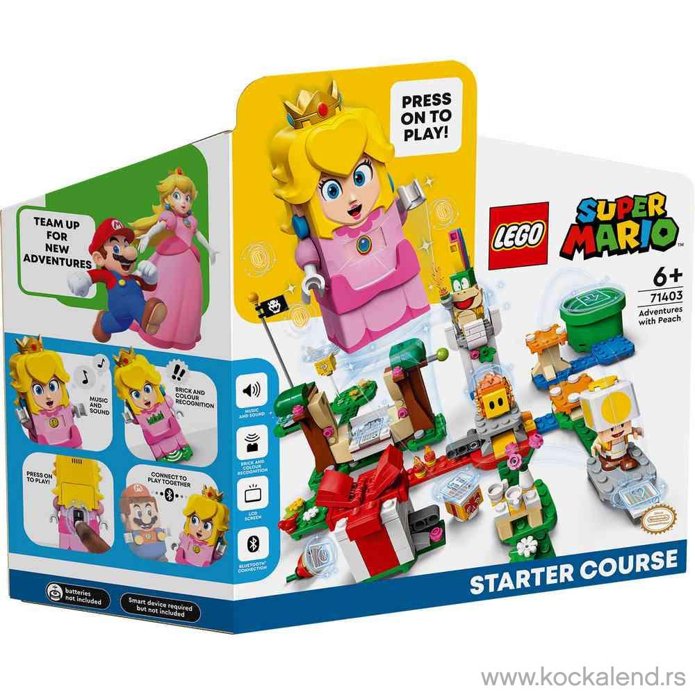 LEGO SUPER MARIO ADVENTURES WITH PEACH STARTER COURSE 
