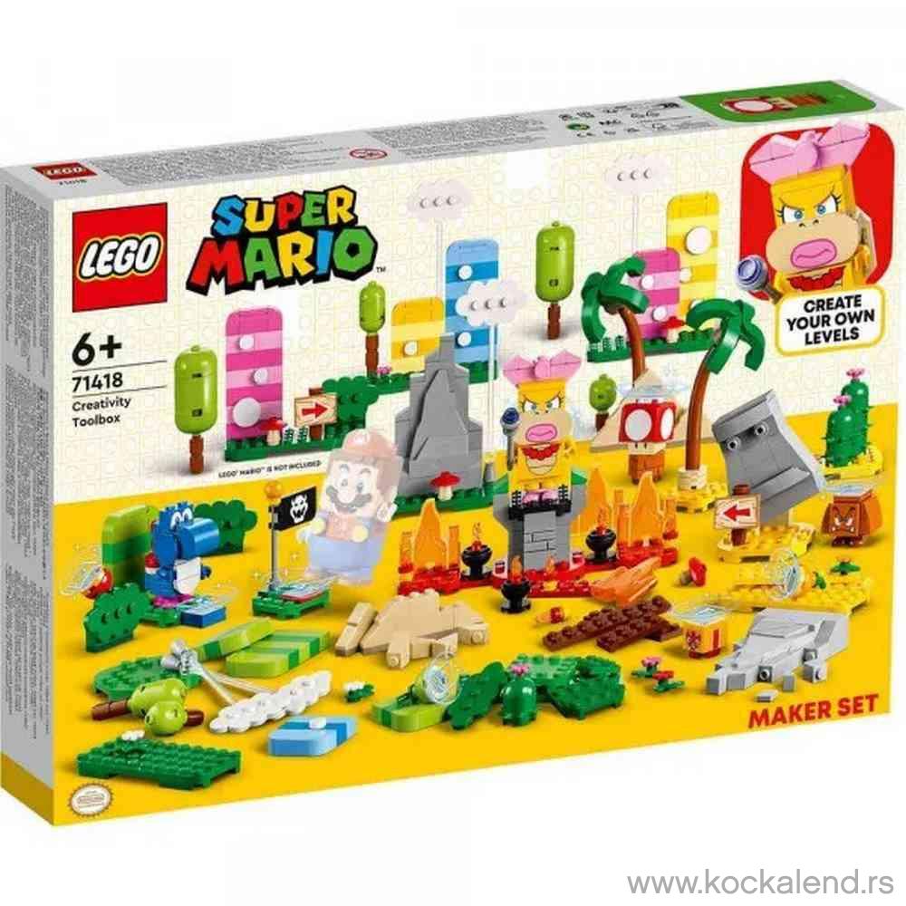 LEGO SUPER MARIO CREATIVITY TOOLBOX MAKER SET 