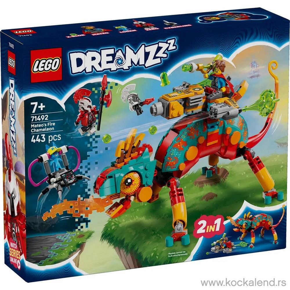 LEGO DREAMZZZ MATEOS FIRE CHAMELEON 