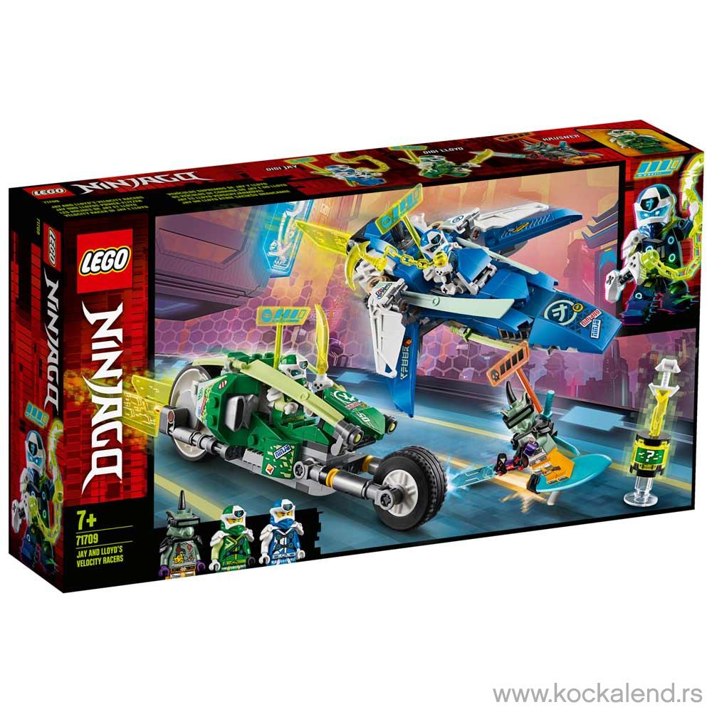 LEGO NINJAGO JAY AND LLOYDS VELOCITY RACERS 