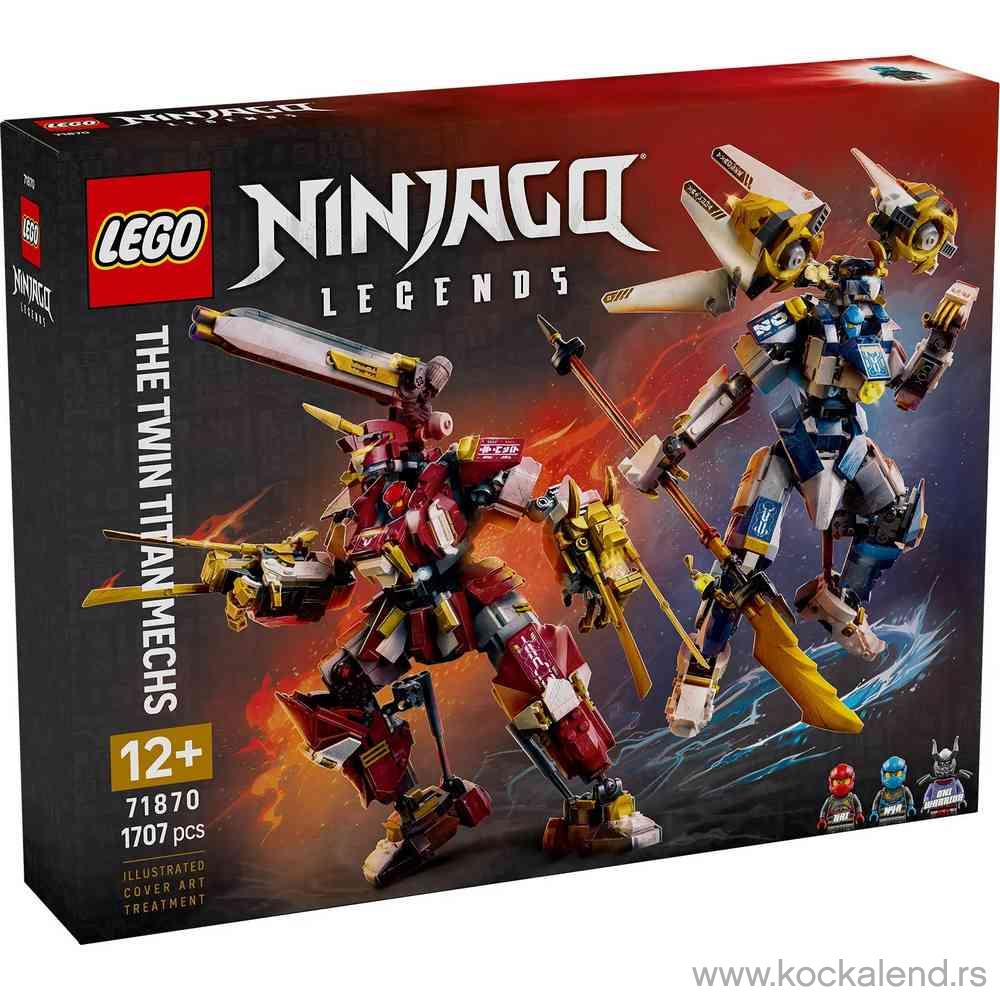 LEGO NINJAGO THE TWIN TITAN MECHS 