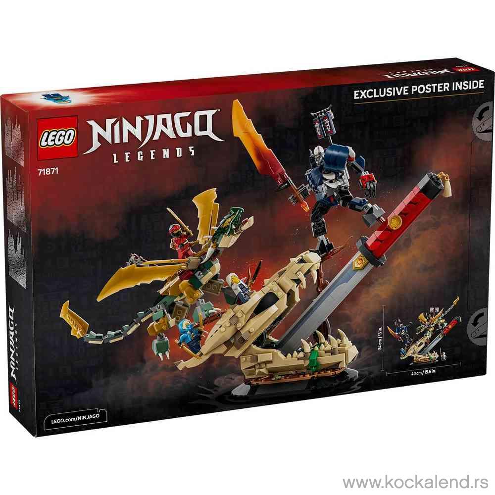 LEGO NINJAGO BATTLE AT THE DRAGONS BLADE 