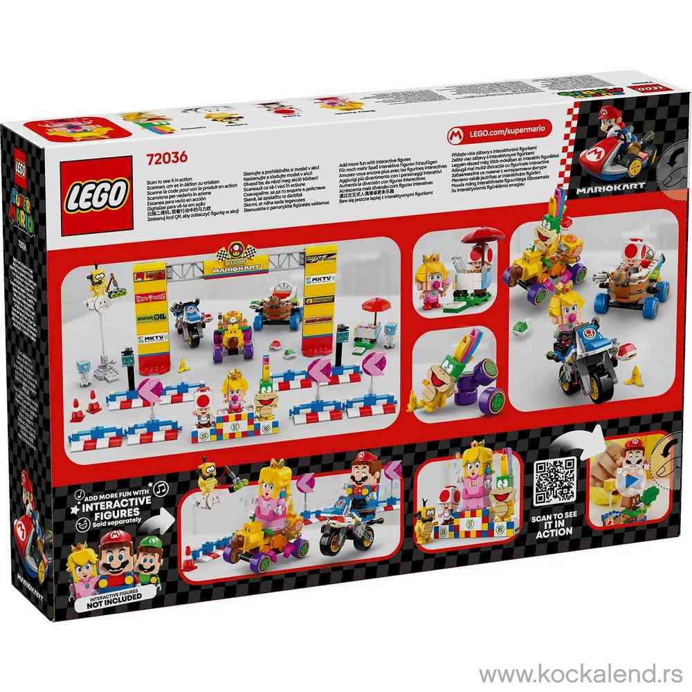 LEGO SUPER MARIO MARIO KART – BABY PEACH  AND  GRAND PRIX SE 