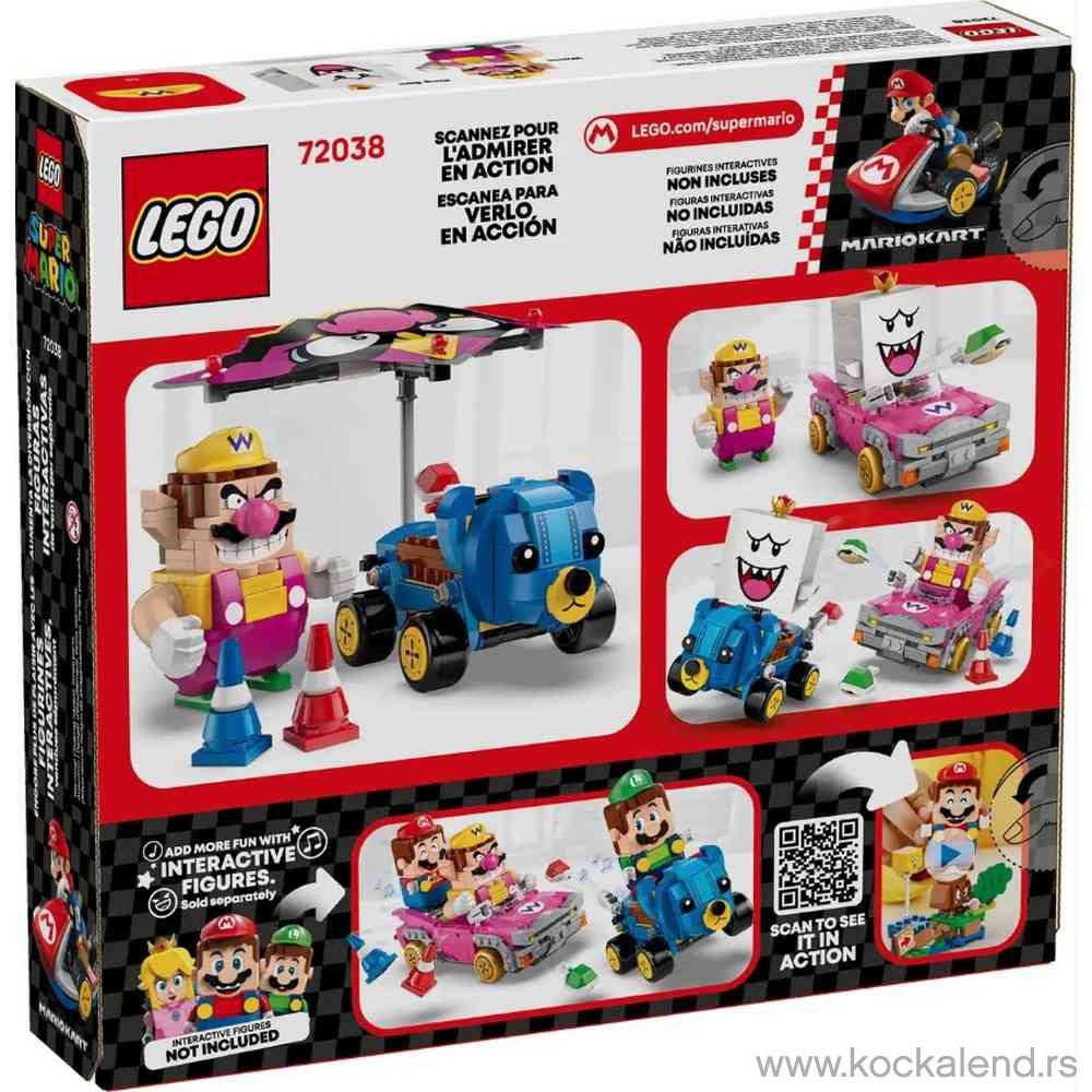 LEGO SUPER MARIO KART WARIO AND KING BOO 