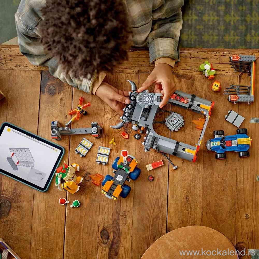 LEGO SUPER MARIO KART BOWSERS CASTLE 