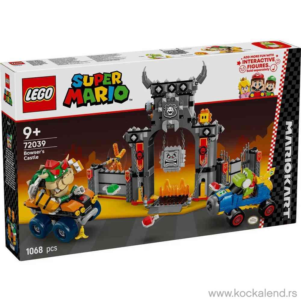 LEGO SUPER MARIO KART BOWSERS CASTLE 