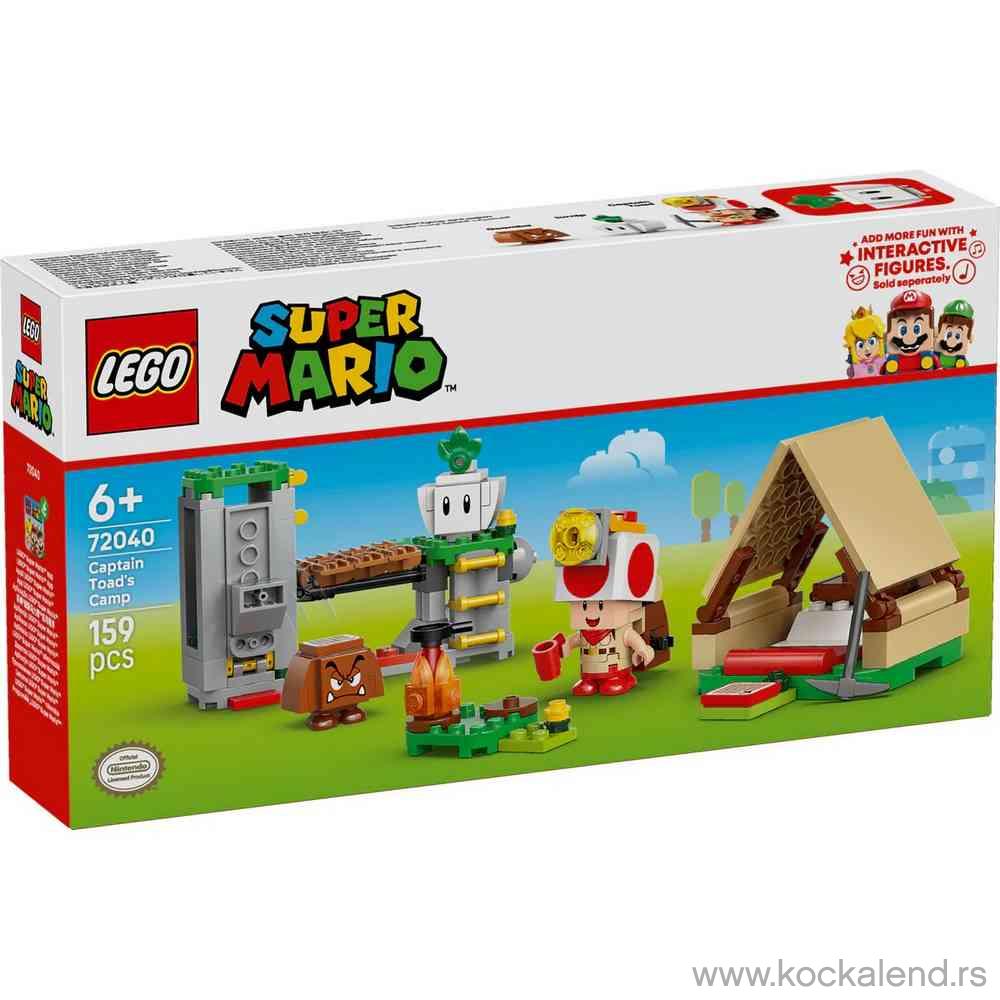 LEGO SUPER MARIO CAPTAIN TOADS CAMP 