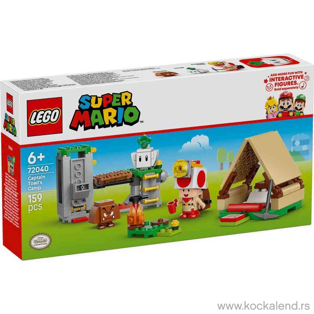 LEGO SUPER MARIO CAPTAIN TOADS CAMP 