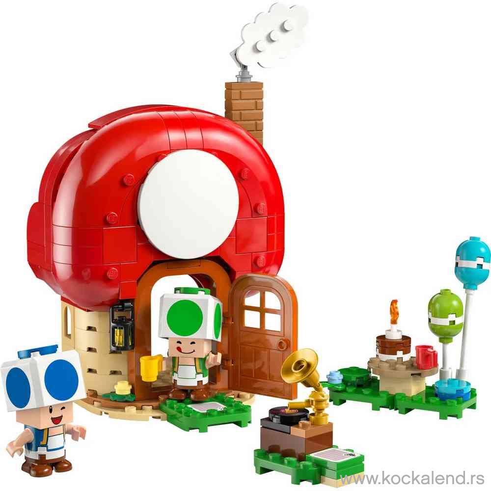 LEGO SUPER MARIO PARTY AT TOADS HOUSE 