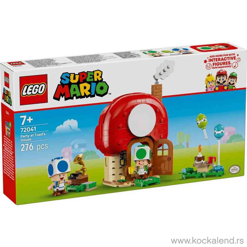 LEGO SUPER MARIO PARTY AT TOADS HOUSE 