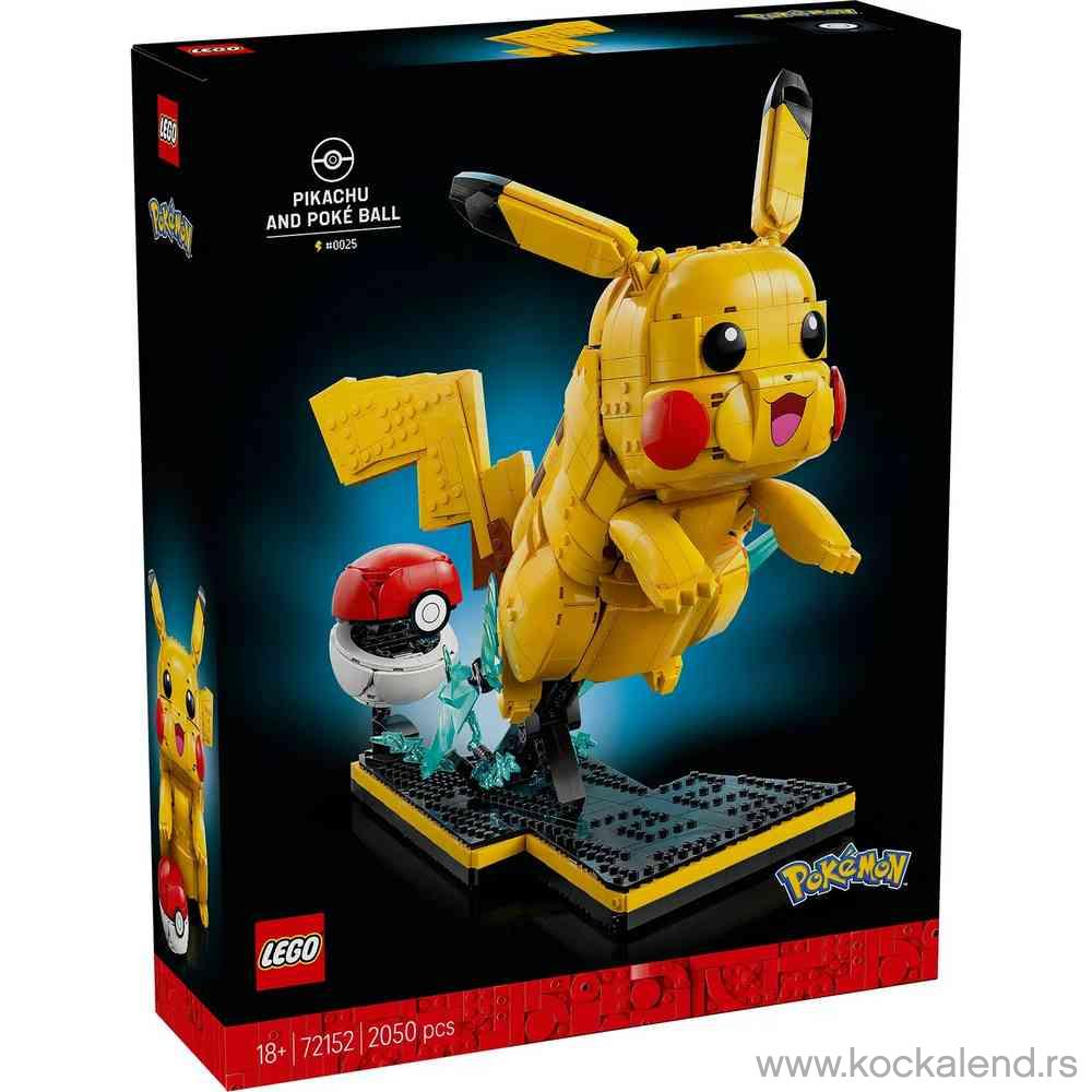 LEGO POKEMON PIKACHU AND POKE BALL 