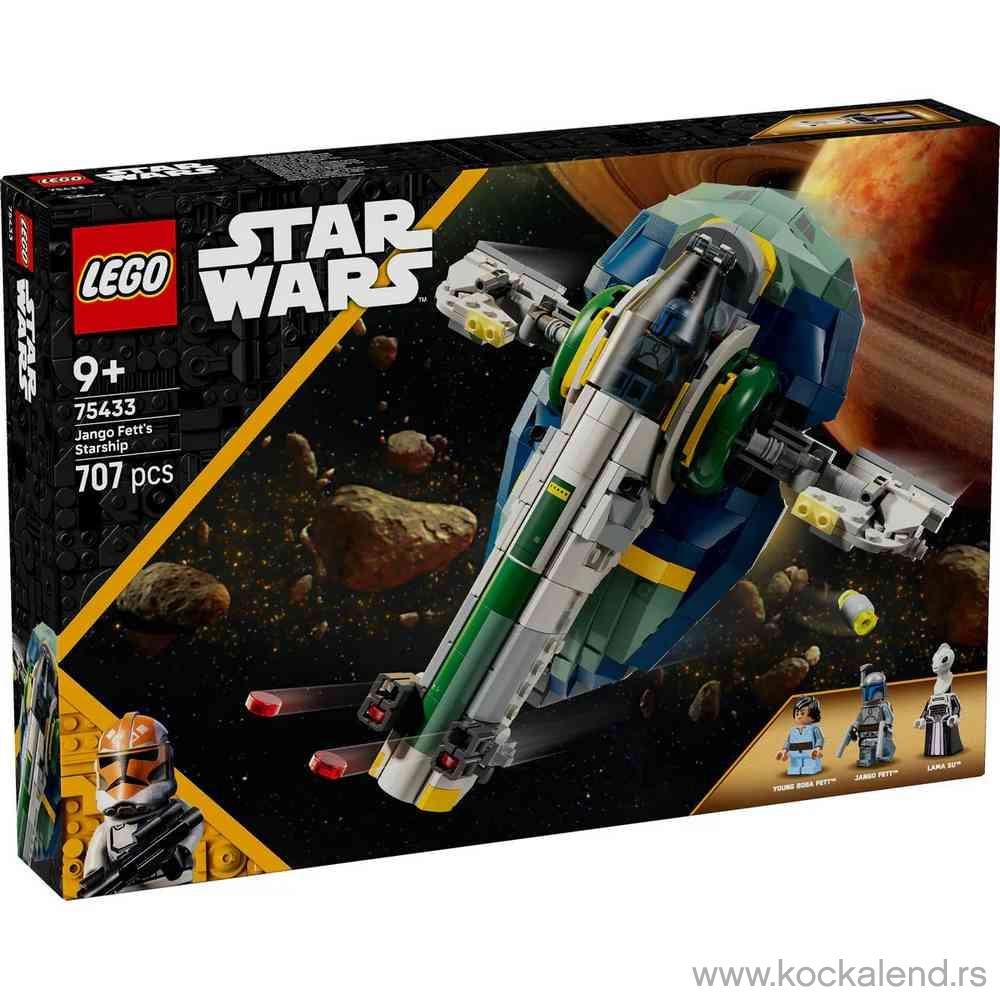 LEGO STAR WARS JANGO FETTS STARSHIP 
