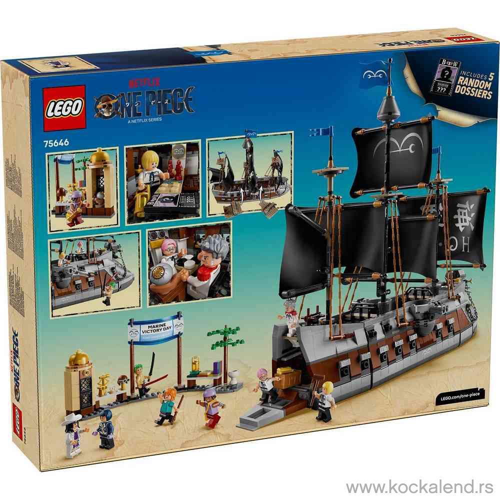 LEGO ONE PIECE GARPS MARINE BATTLESHIP 