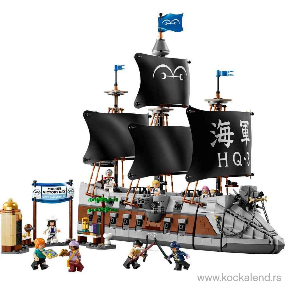 LEGO ONE PIECE GARPS MARINE BATTLESHIP 
