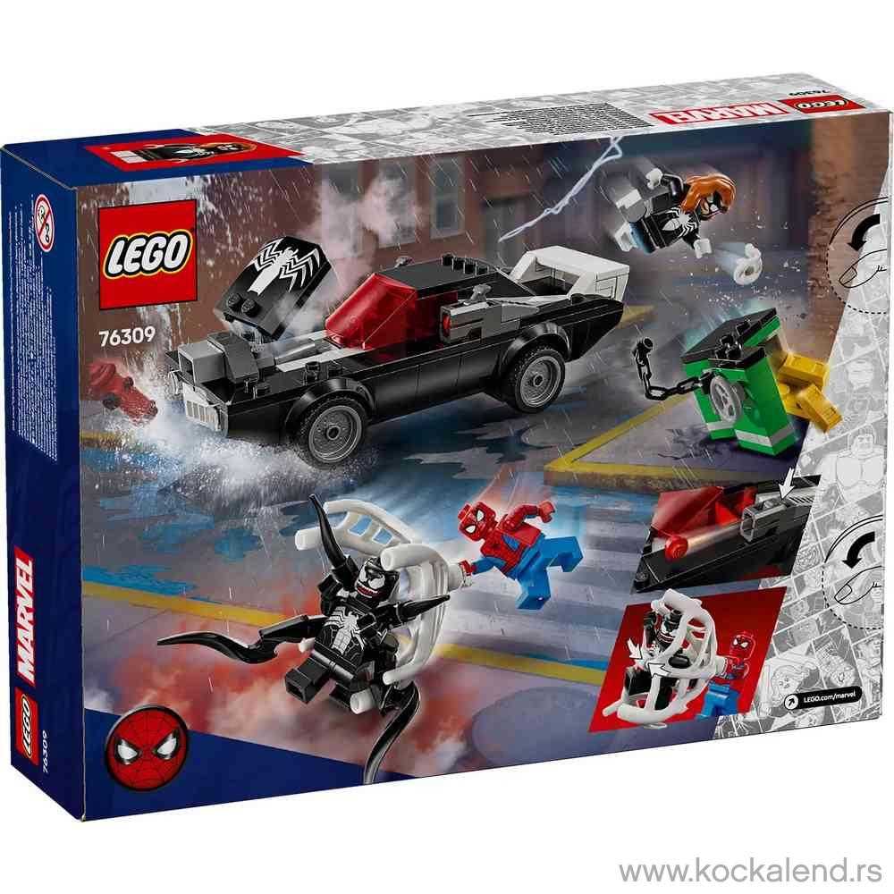LEGO SUPER HEROES SPIDER-MAN VS VENOM MUSCLE CAR 