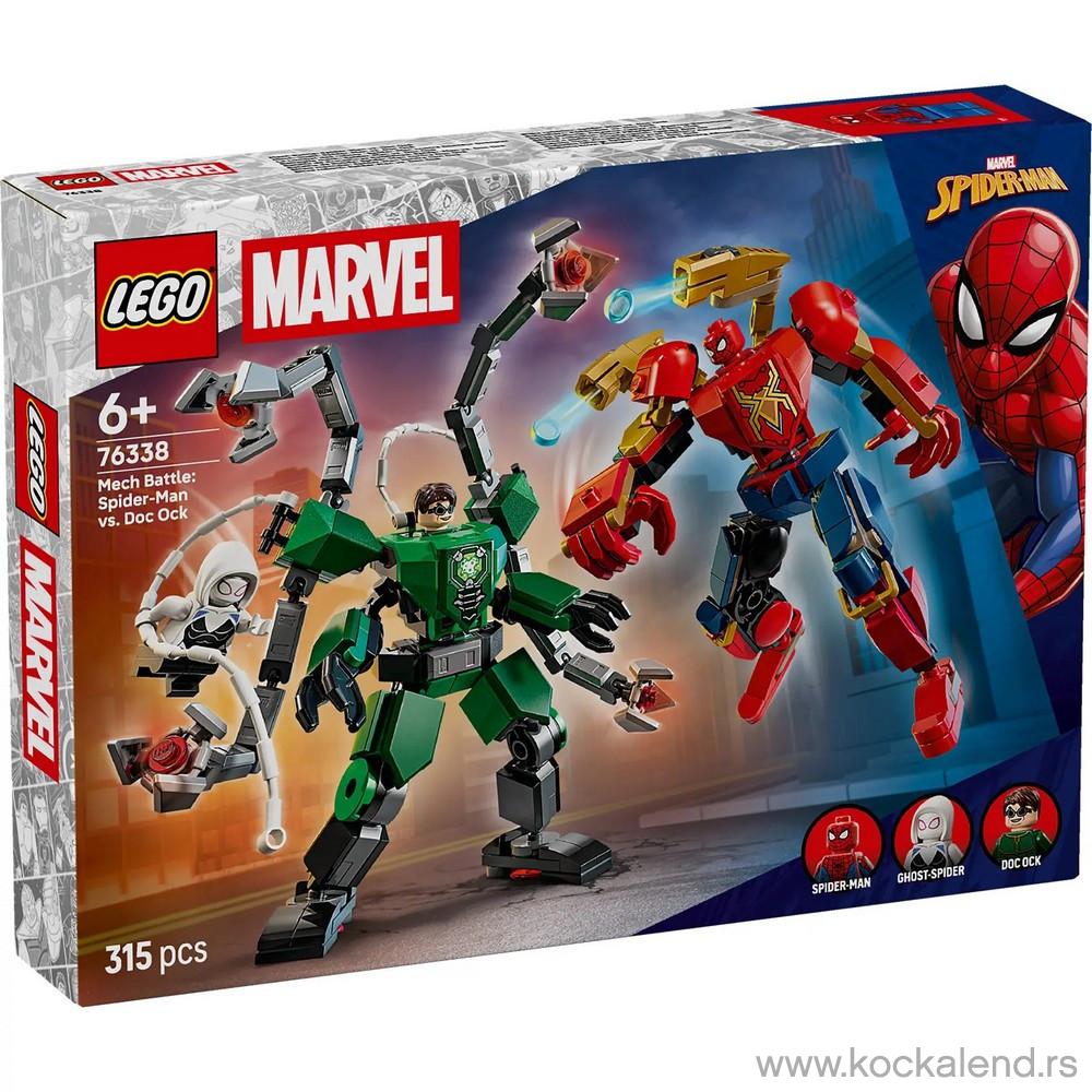 LEGO SUPER HEROES MARVEL MECH BATTLE SPIDERMAN VS ENEMY 