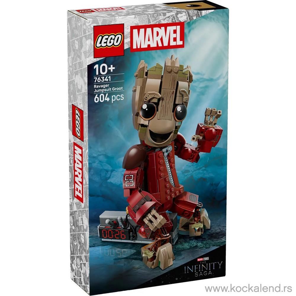 LEGO SUPER HEROES MARVEL RAVAGER JUMPSUIT GROOT 