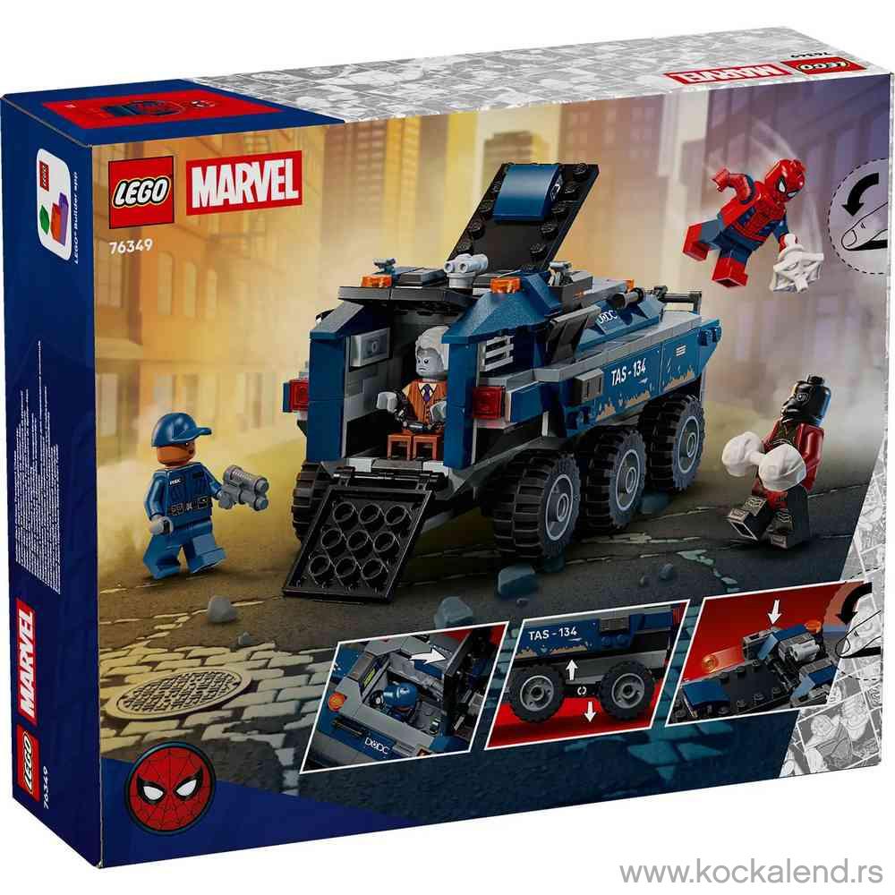 LEGO SUPER HEROES SPIDERMAN PRISON TRANSPORT 