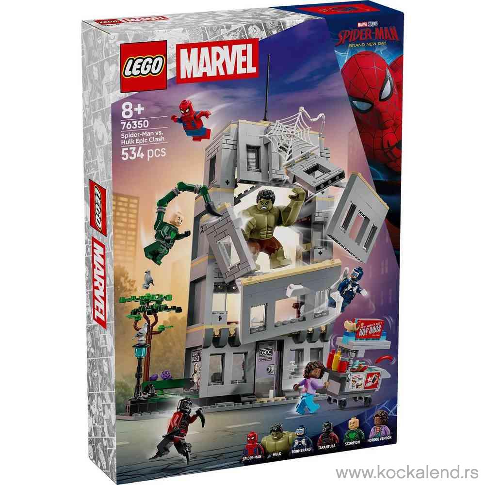 LEGO SUPER HEROES SPIDERMAN VS HULK EPIC CLASH 