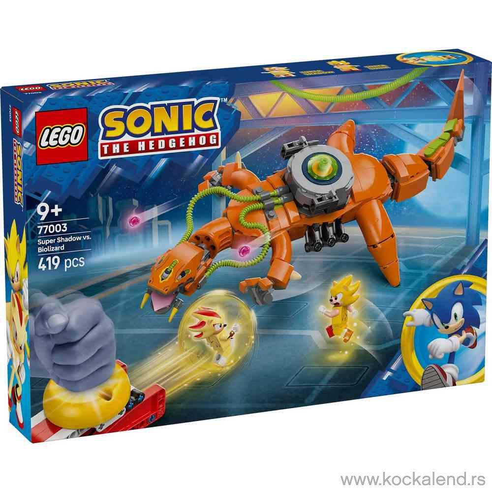 LEGO SONIC SUPER SHADOW VS BIOLIZARD 