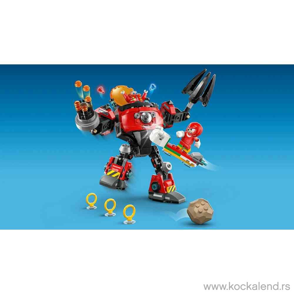 LEGO KNUCKLES VS DR EGGMAN EGG CRUSHER MECH 