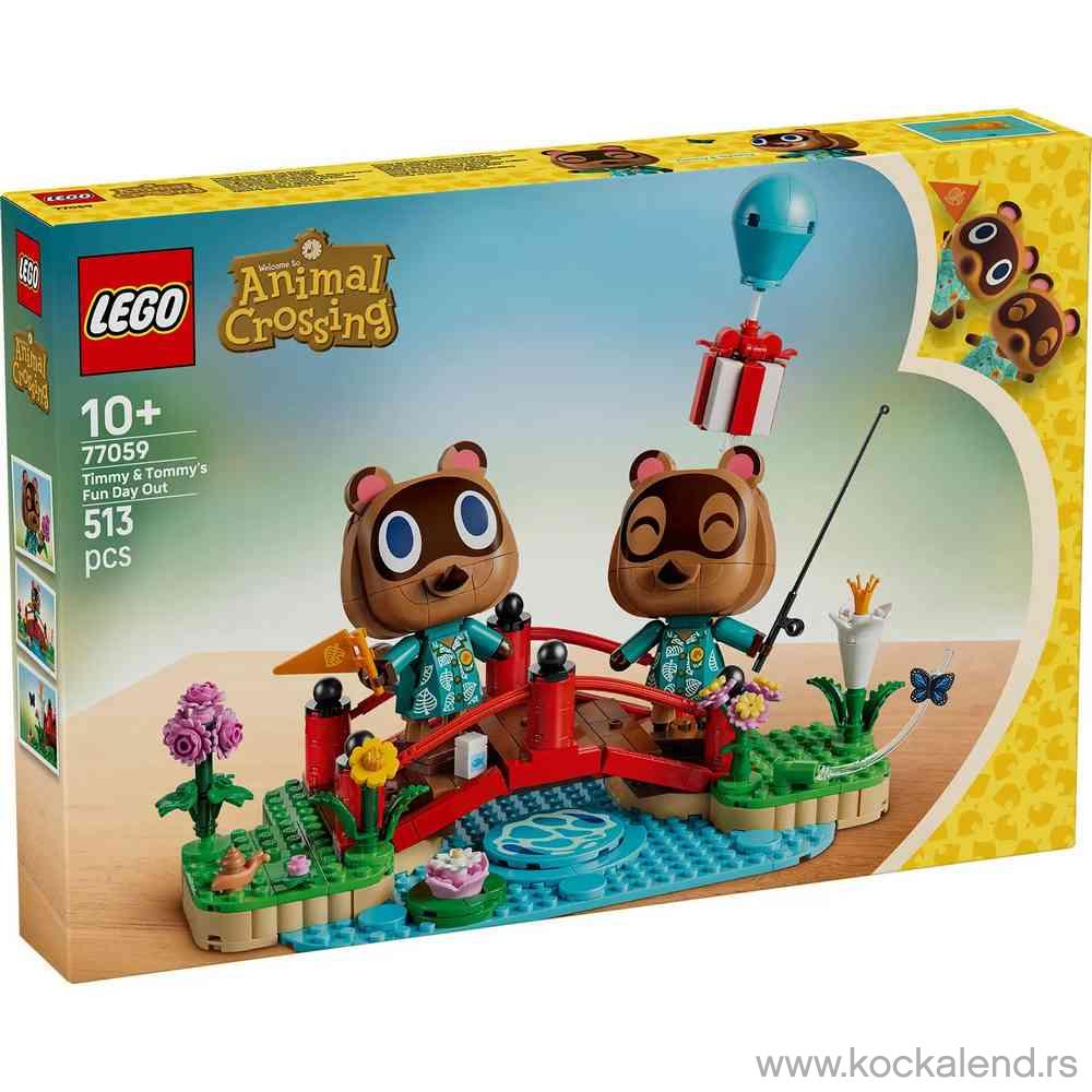LEGO ANIMAL CROSSING TIMMY TOMMYS FUN DAY OUT 